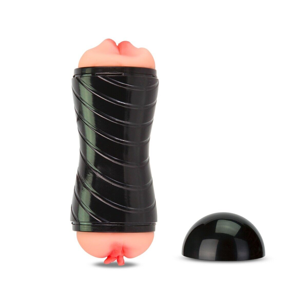 Double Dual End Realistic Mouth Pussy Stroker Masturbator Sex Toys for Men