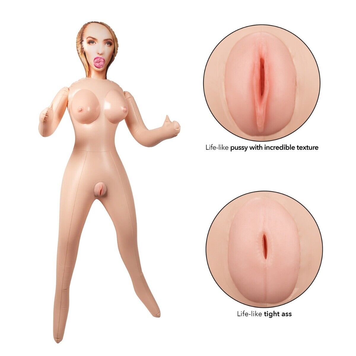 The Girrl Next Door Blow Up Love Sex Doll Inflatable Sex Toys for Men