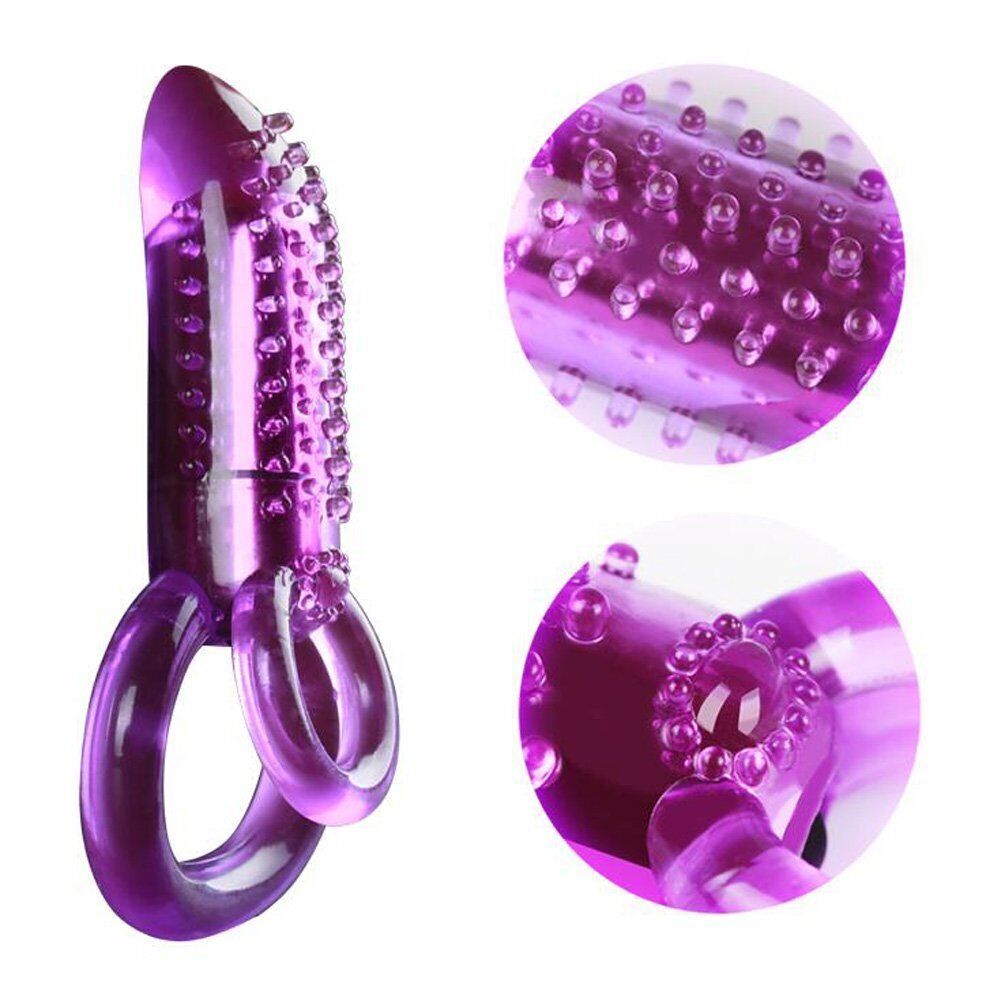 Wireless Vibrating Lover's Penis Cock Ring Clit Vibe Sex-toys for Men Couples