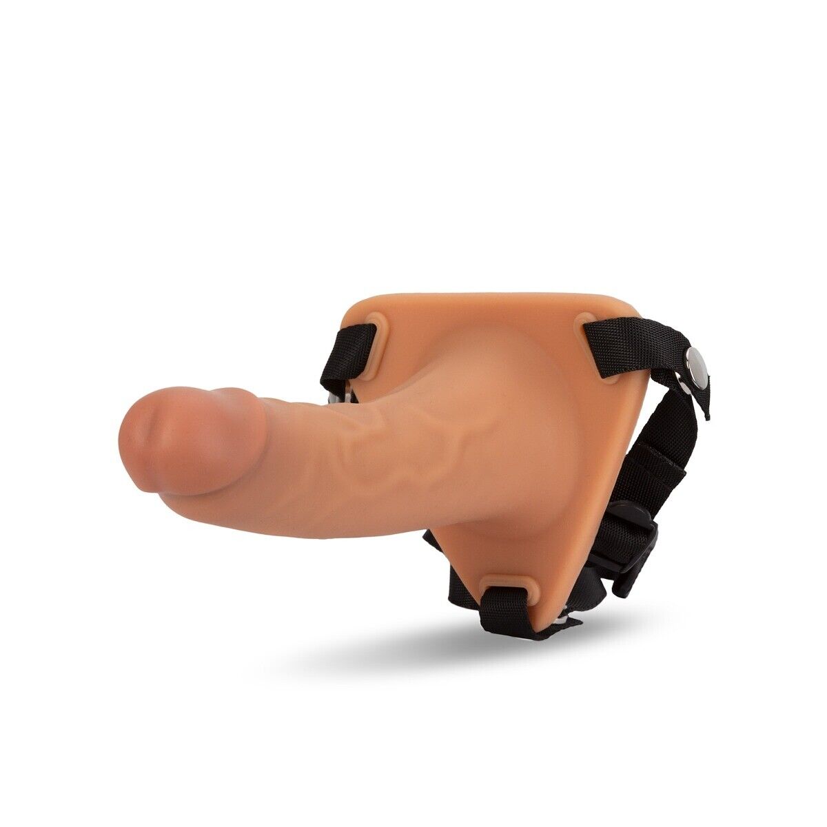 6.5" Male Men Hollow Cock Extension Strap On Dildo Dong Penis Extender Sleeve