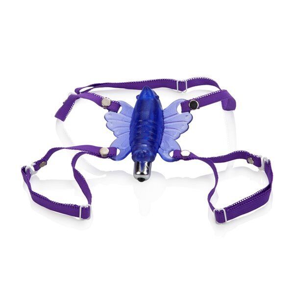 Wireless Vibrating Butterfly Strap-on Clit Vibrator Stimulator Sex Toy for Women