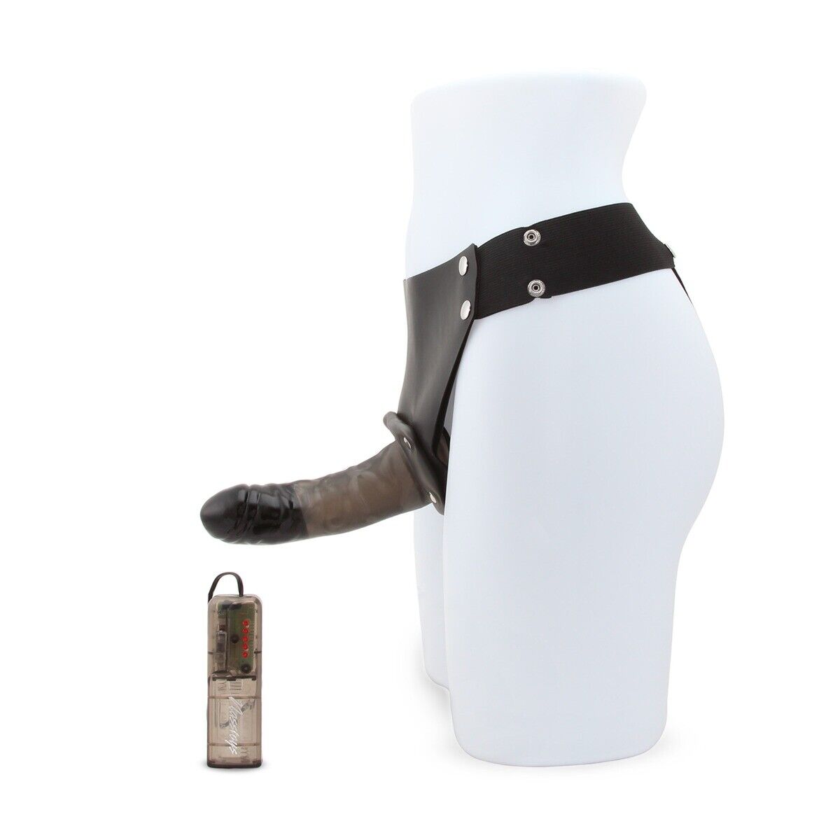 Power Cock Vibrating Hollow Men Male Strap-on Dildo PPA Penis Extension Extender