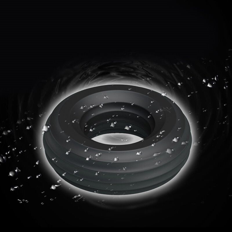 Stretchy Silicone Male Penis Enhancer Prolong Delay Sex Cock Ring for Men