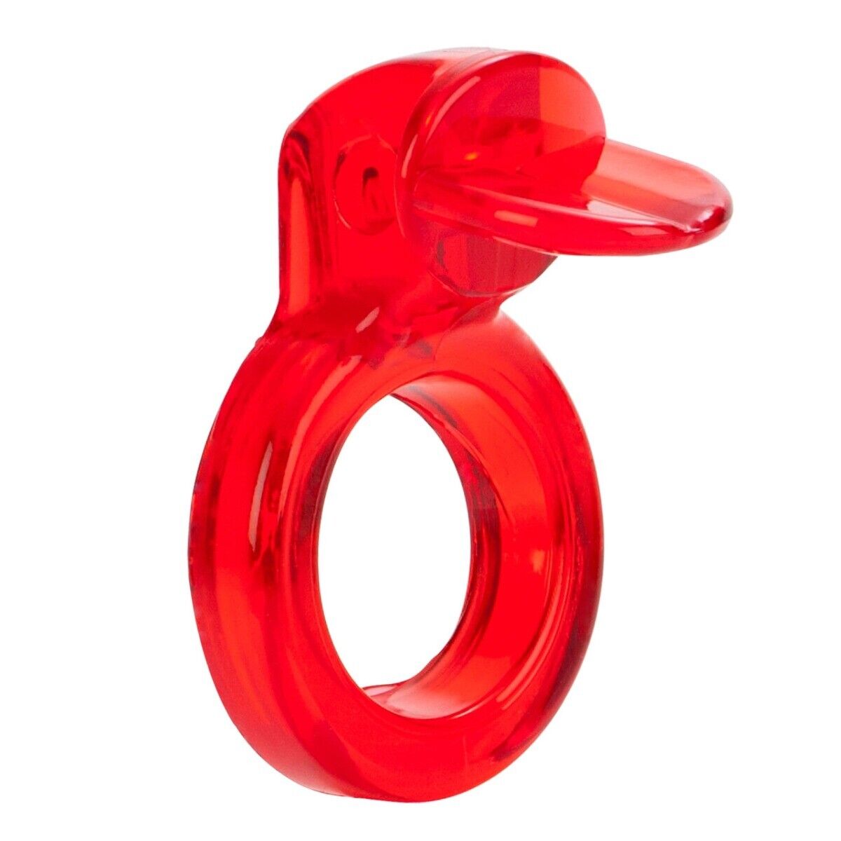 Vibrating Clit Flicker Tongue Penis Cock Ring Male Erection Enhancer Bullet Vibe