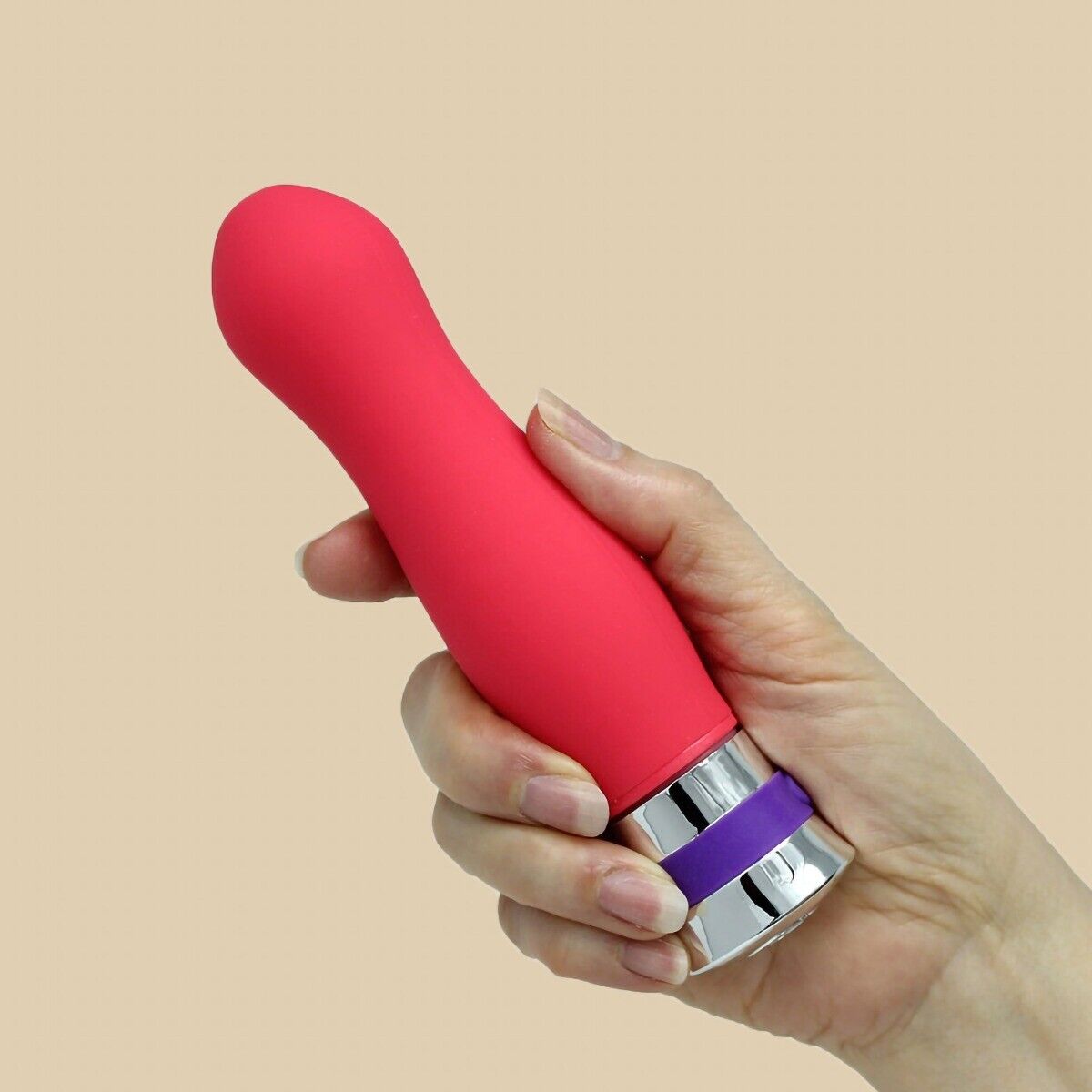 Flexible Smooth Silicone G-spot Anal Vibrator Dildo Sex Toys for Women Couple
