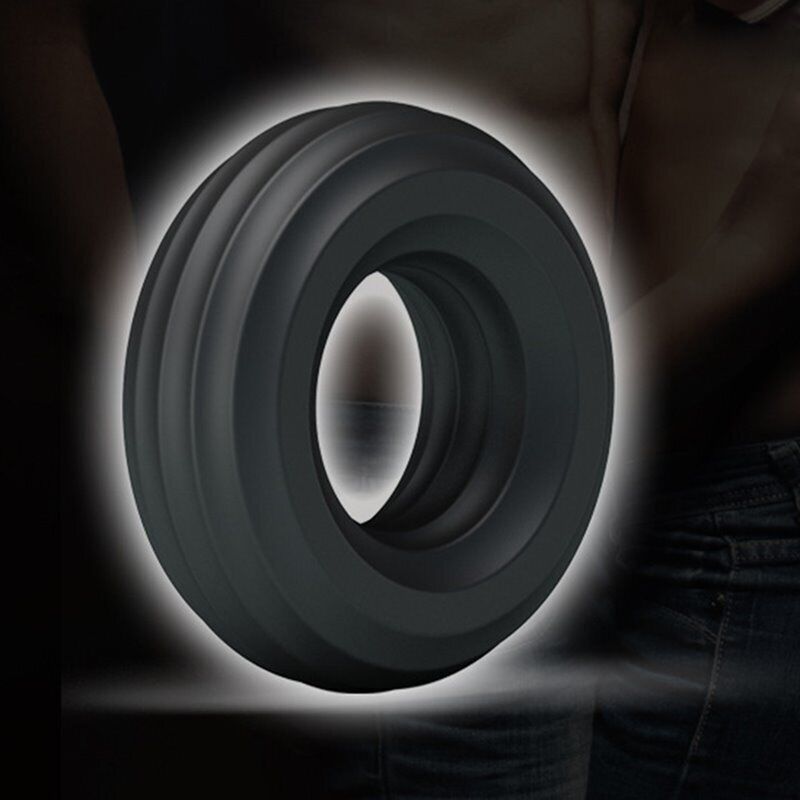 Stretchy Silicone Male Penis Enhancer Prolong Delay Sex Cock Ring for Men