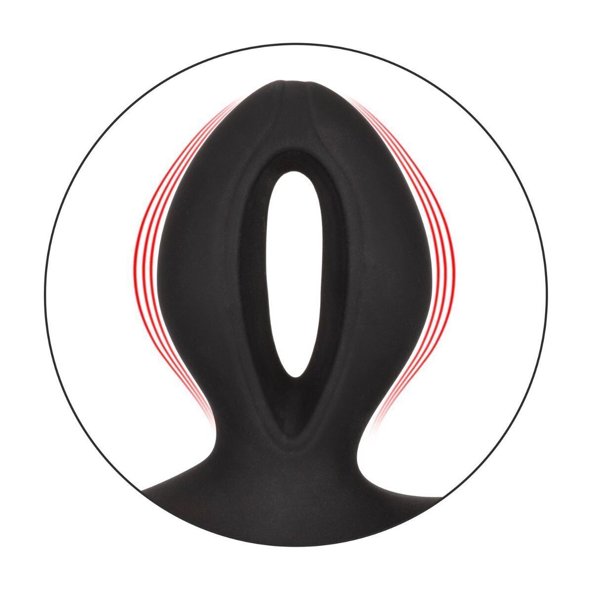 Silicone Vibrating Anal Butt Plug Probe Stimulator Vibe Sex-toys for Men Women