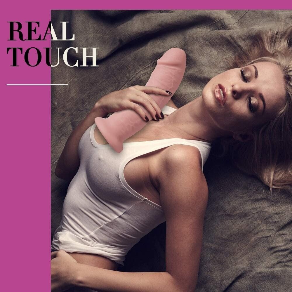 Huge Extra Large XL Black Realistic Silicone G-spot Anal Dildo Dong Sex Toys