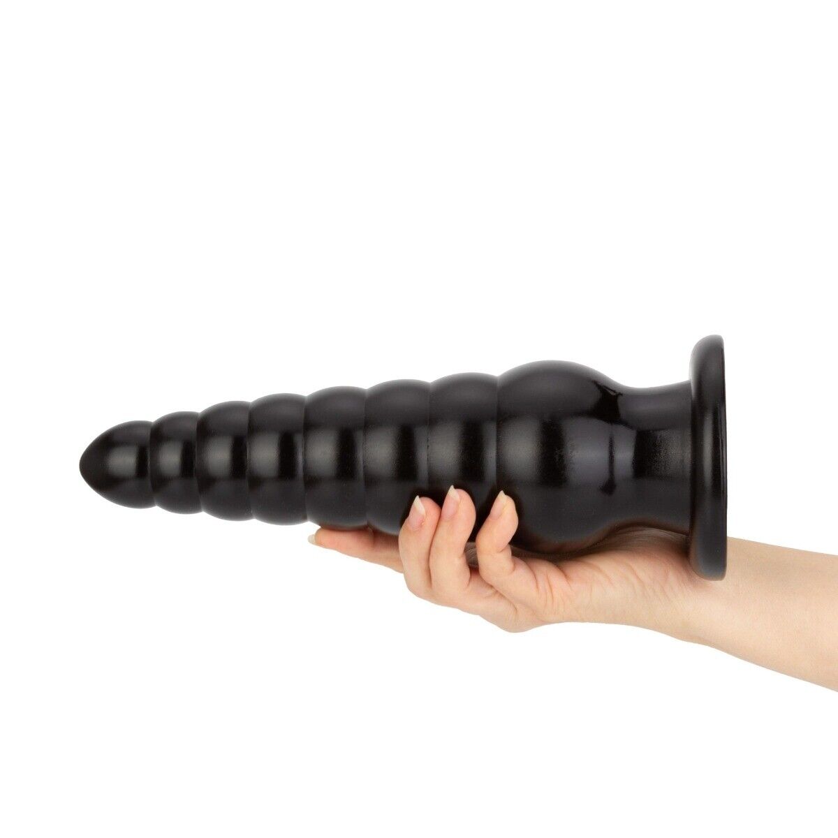 10" Ribbed Huge Extra Large Super Big Anal Stretcher Butt Plug Dildo Sex Toy