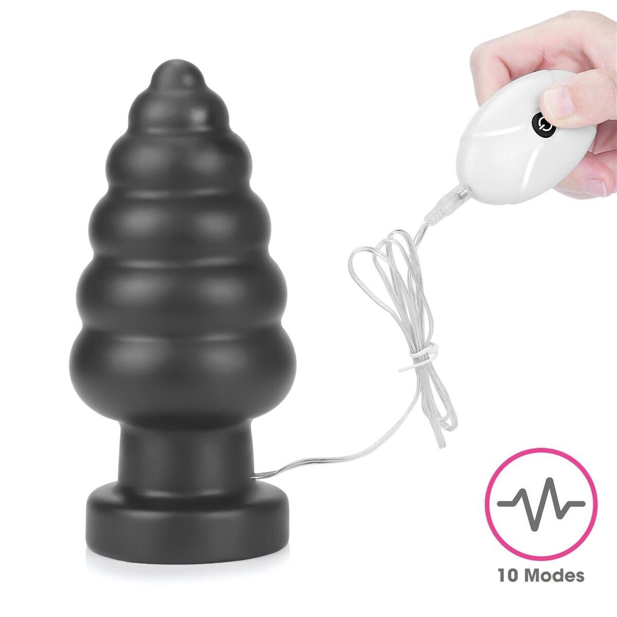 Huge XL 7" King Sized Vibrating Anal Vibrator Butt Plug Dildo Probe