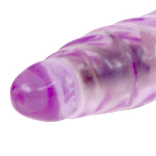 Flexible Bendable Vibrating Double Ended Dildo Vibrator Vaginal Anal DP Sex Dong