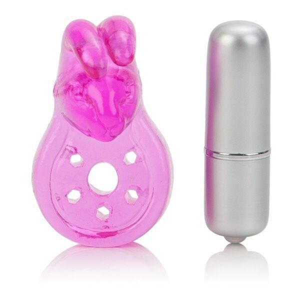 Power Bunny Micro Clit Vibe Arouser Vibrating Cockring Penis Erection Enhancer