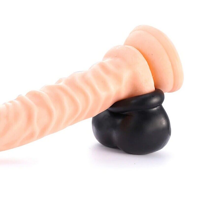 Snug Penis Cock Ring Bull Bag Scrotum Ball Stretcher Ballsack Male Enhancer