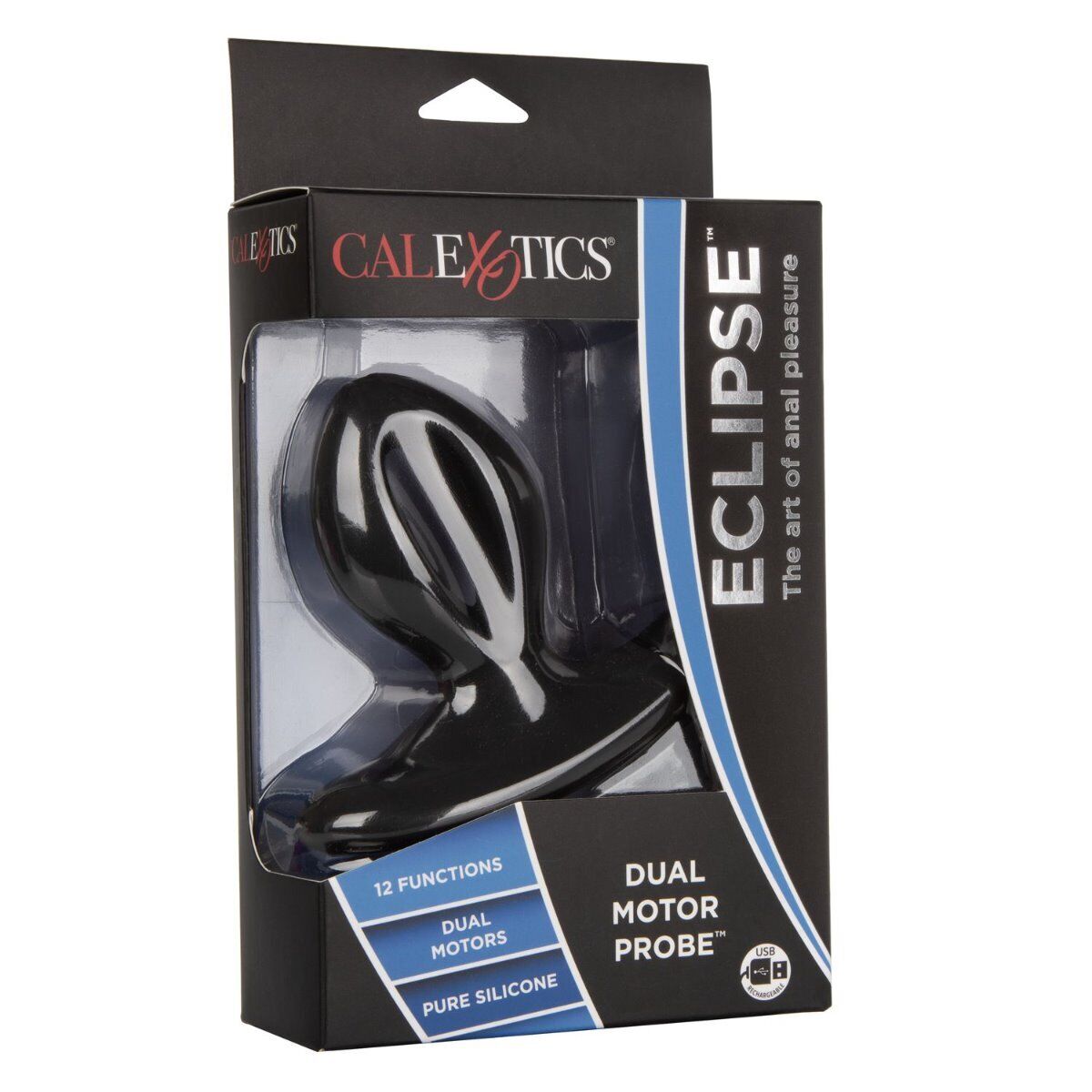 Silicone Vibrating Anal Butt Plug Probe Stimulator Vibe Sex-toys for Men Women