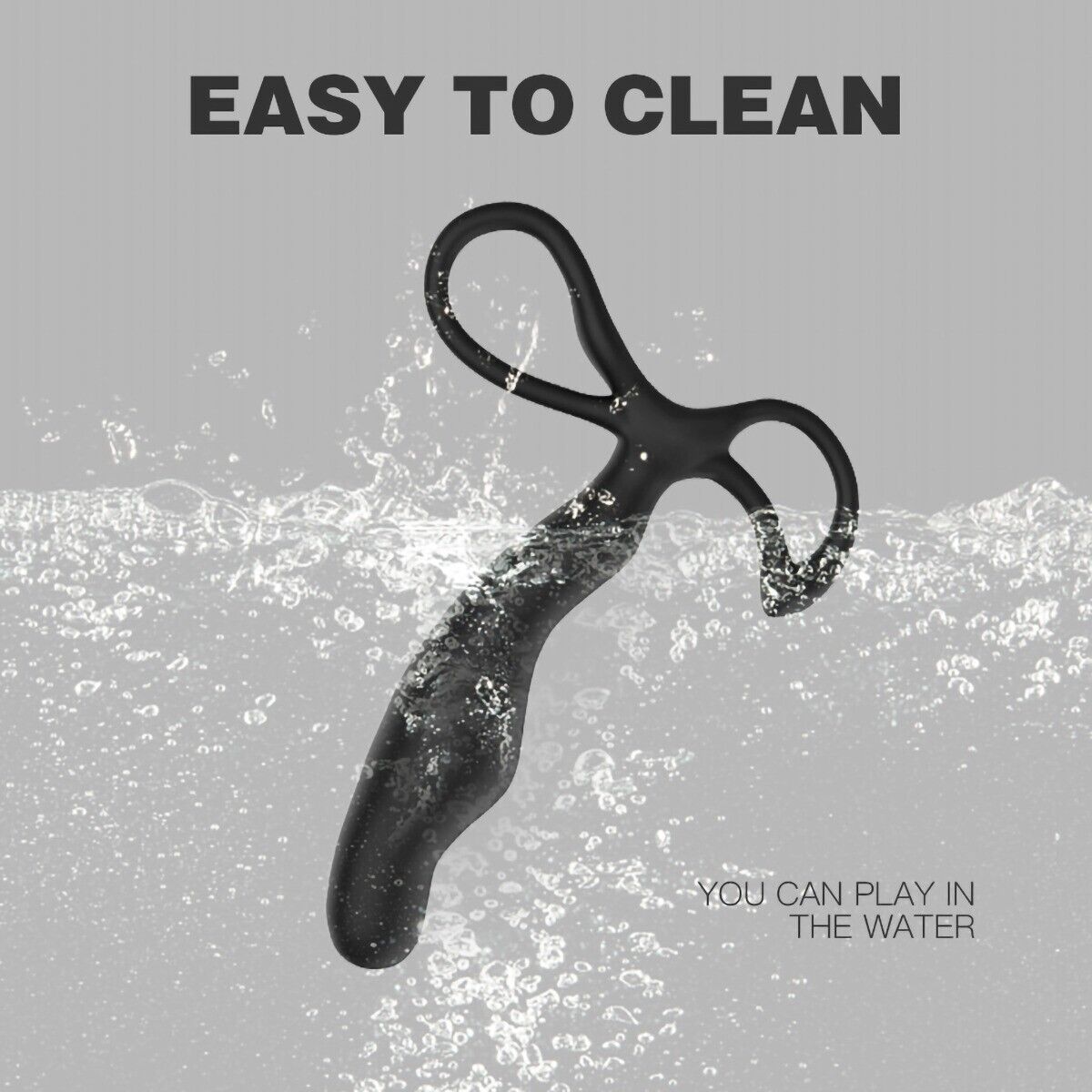 Soft Bendable Silicone Male Prostate Massager P Spot Stimulator Anal Probe Plug