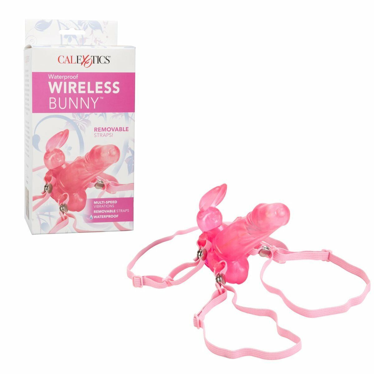 Wireless Bunny Handsfree Strap On Vibrator G-spot Clitoral Climax Vibe Dildo