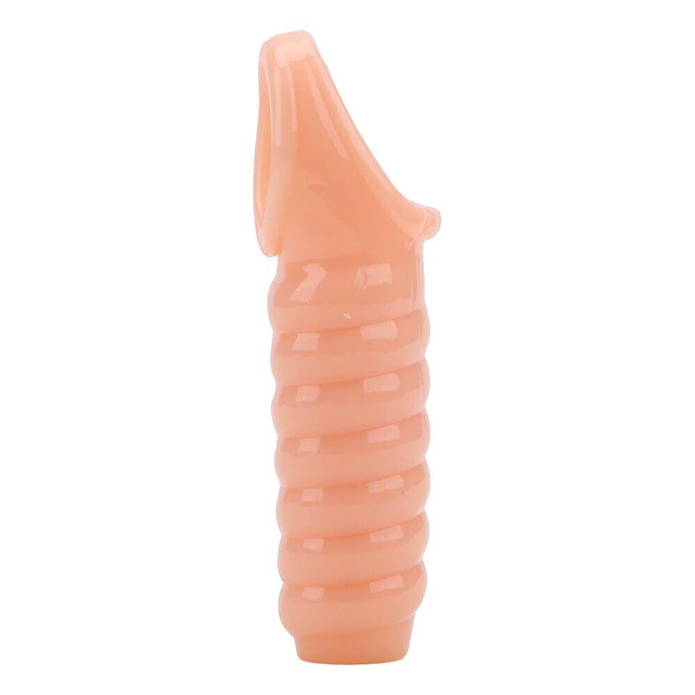 Penis Extension Extender Sleeve Sheath Enhancer Enlarger Sex Toy for Couple Men