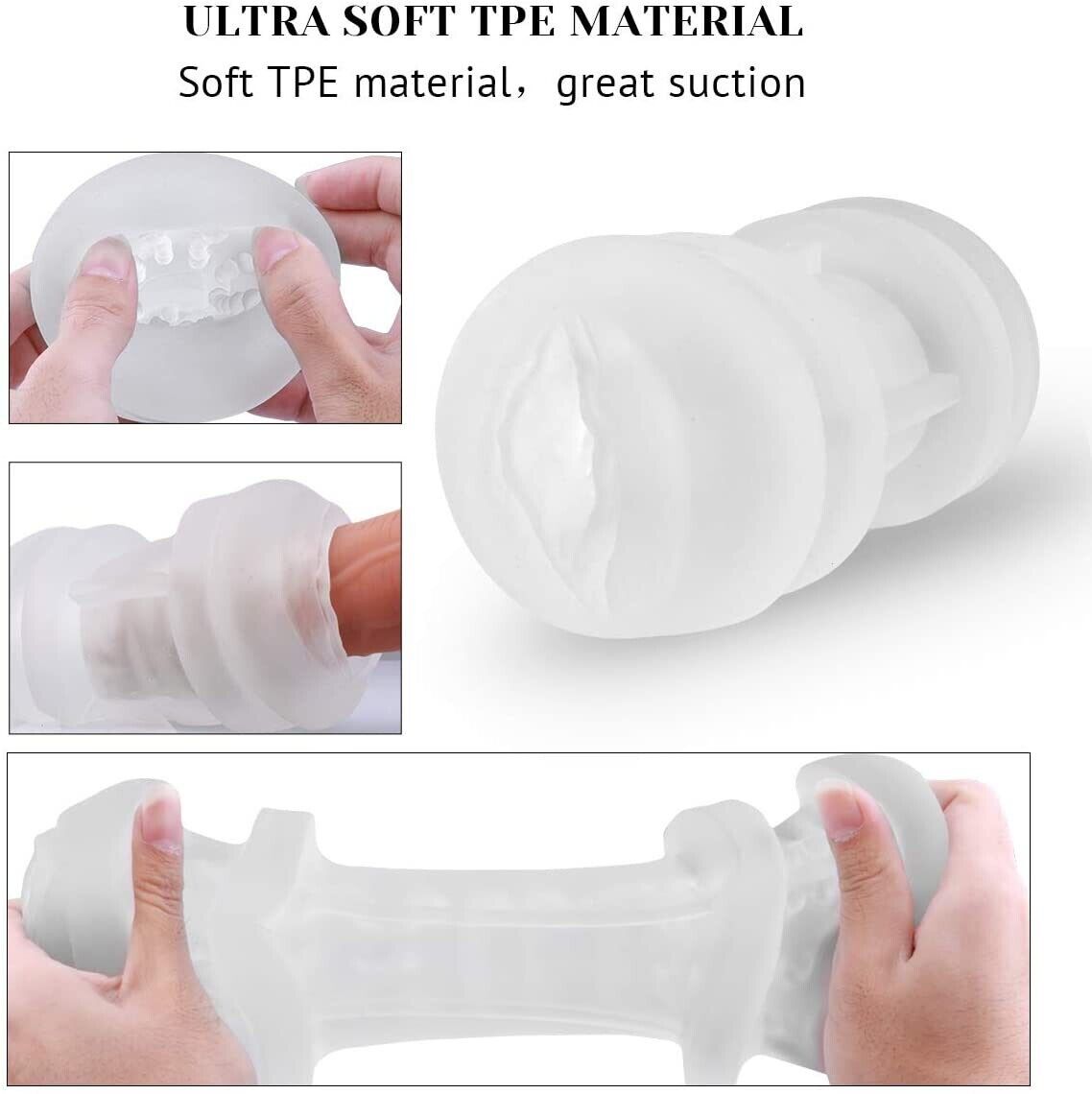 Male Masturbator Masturbation Cup Penis Stroker Sleeve Stamina Training