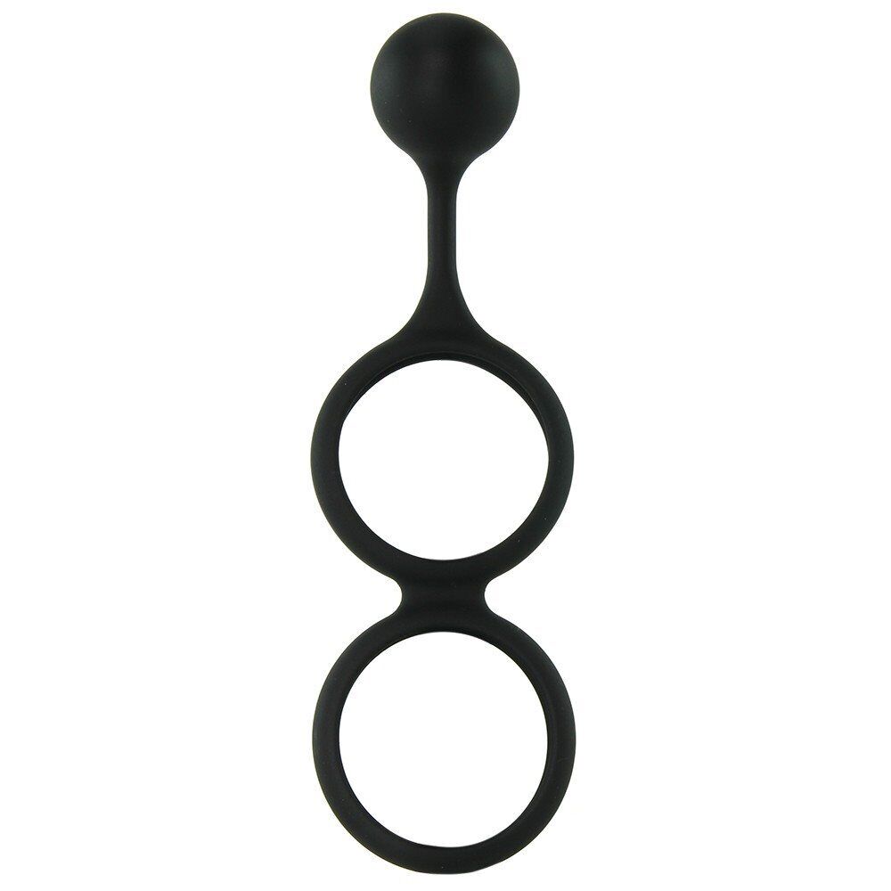 Silicone Penis Cock Scrotum Ring with Weighted Ball Banger Male Enhancement