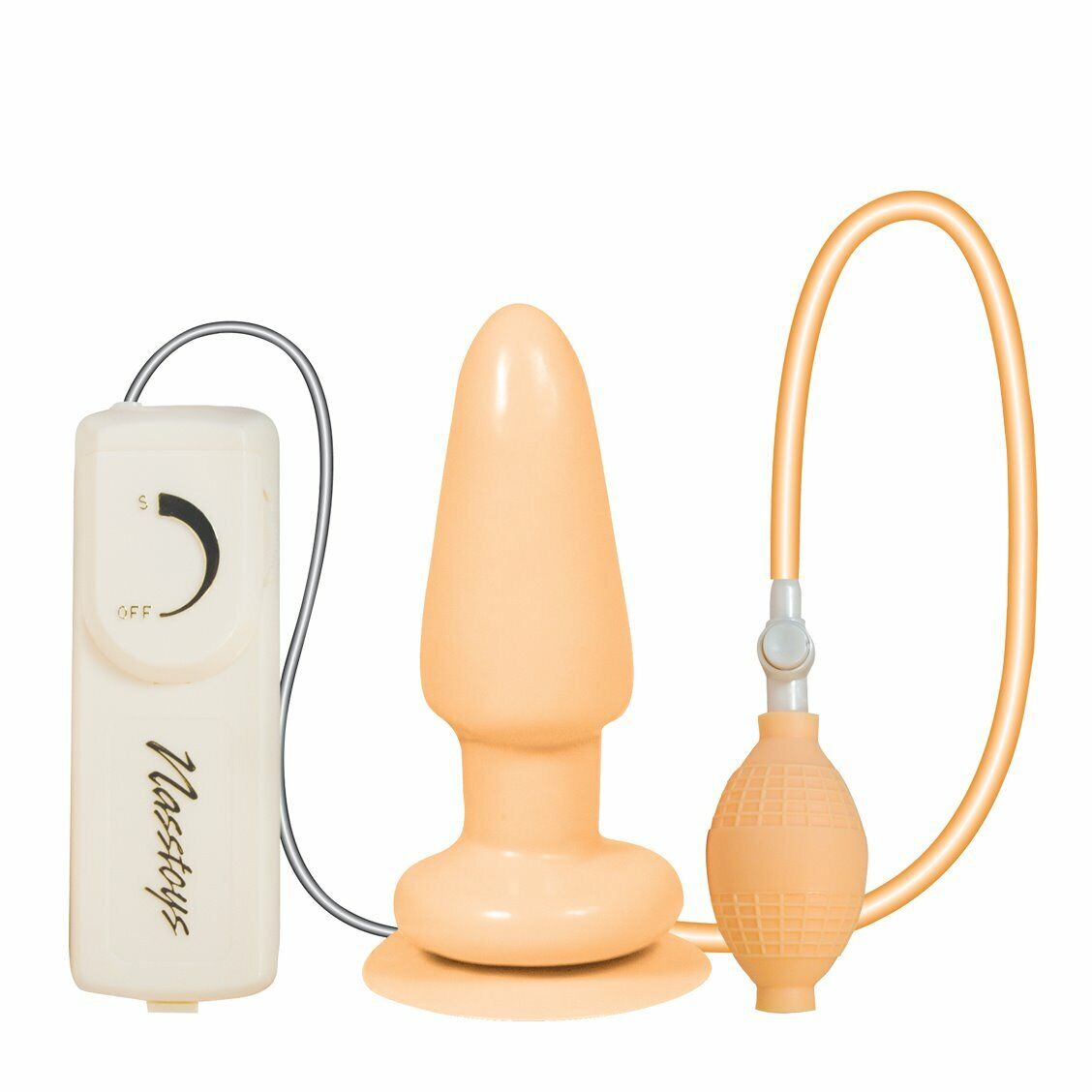 Vibrating Butt Balloon Inflatable Expandable Anal Butt Plug Vibe Suction Cup