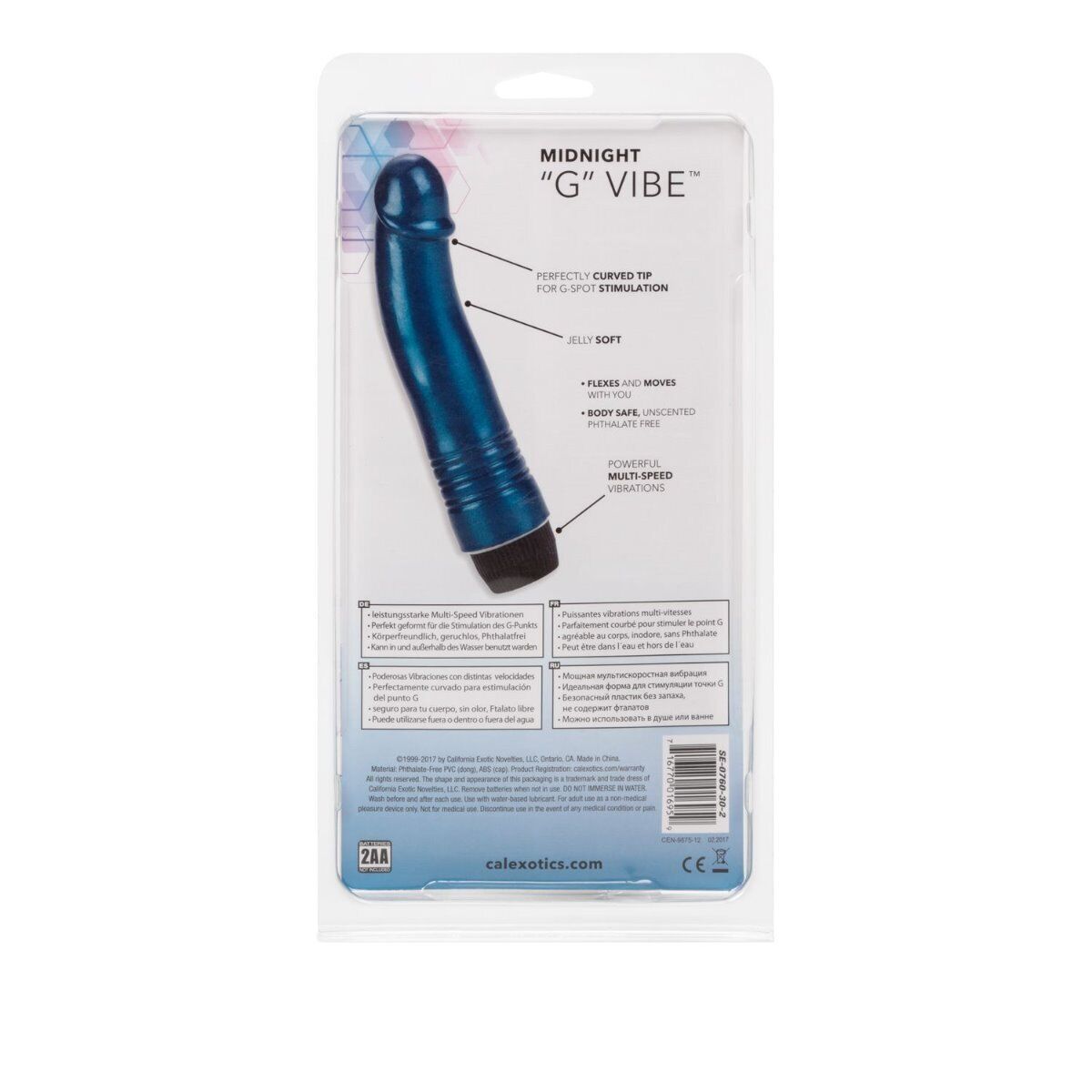 Midinight Realistic Anal Clit G-spot Vibe Vibrator Dildo Sex Toys for Women