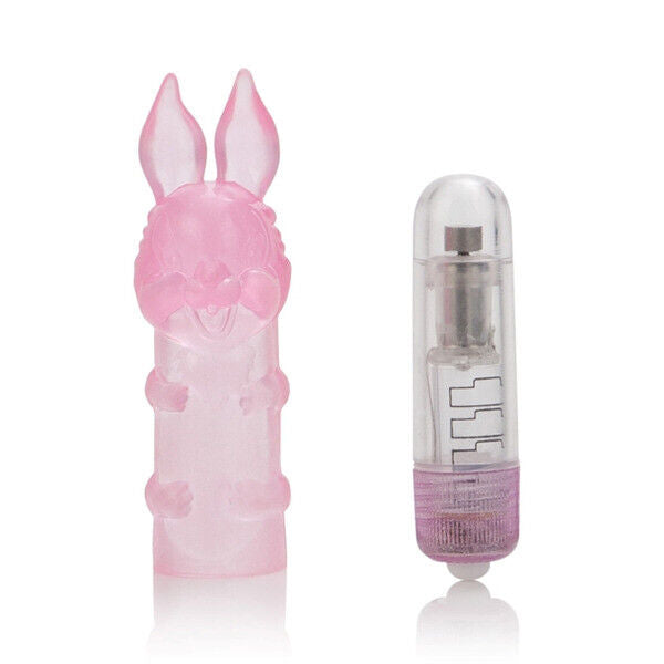 Waterproof Power Buddies Pink Bunny Vibrator Mini Bullet Clit Climax V
