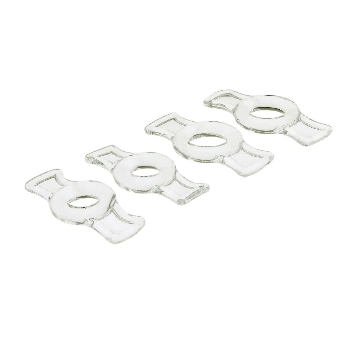4 Stretchy Penis Enhancing Prolong Delay Cock Rings Male Erection Enhancer