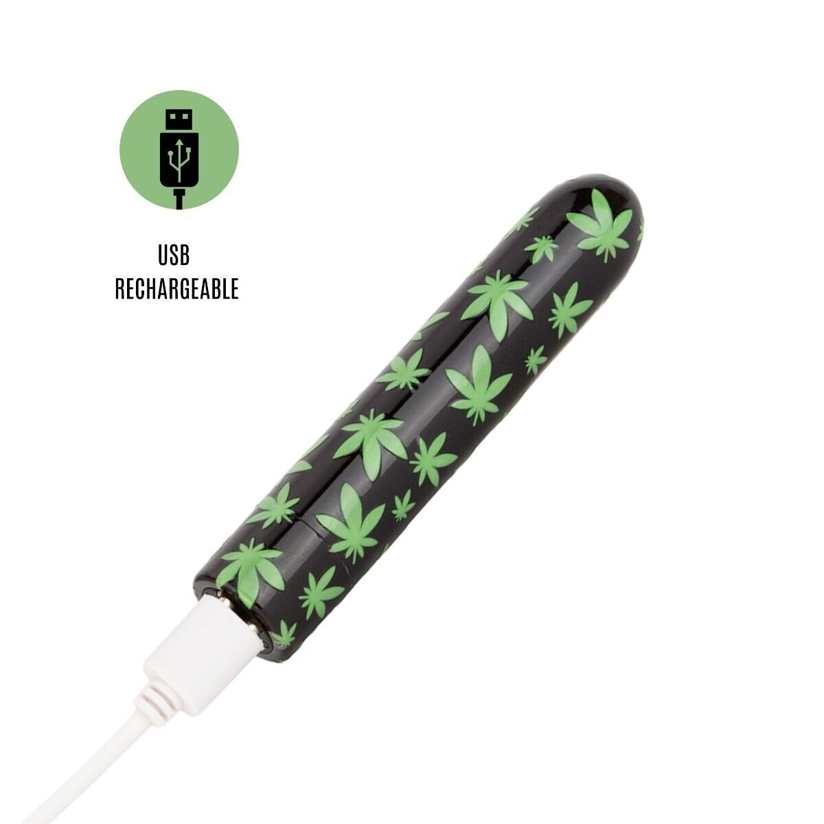 Glow in the Dark Rechargeable Vibrating Pocket High Vibrator Bullet Sex Toys