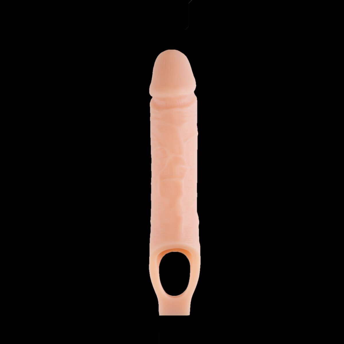 10" Silicone Cock Sheath Male Penis Extension Extender Girth Enhancer Enlarger