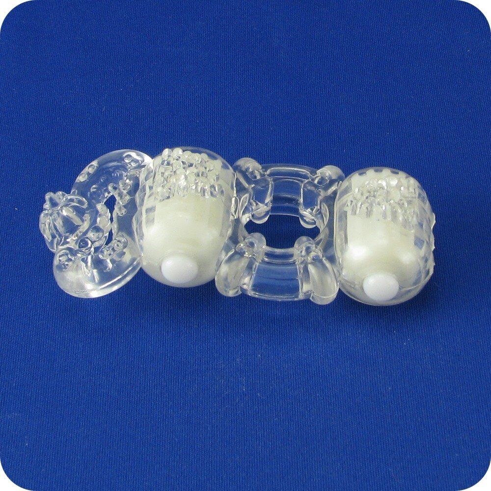 Screaming O Trio Vibrating Penis Cock and Balls Ring Delay Prolong Sex Toys