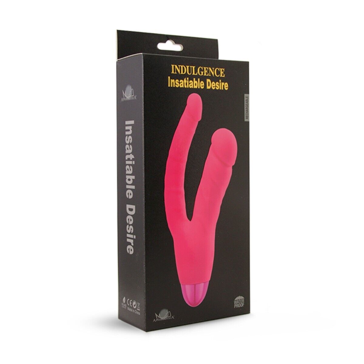 Vaginal Anal G-spot Dual Double Penetration Vibrator Dildo Dong DP Sex Toys