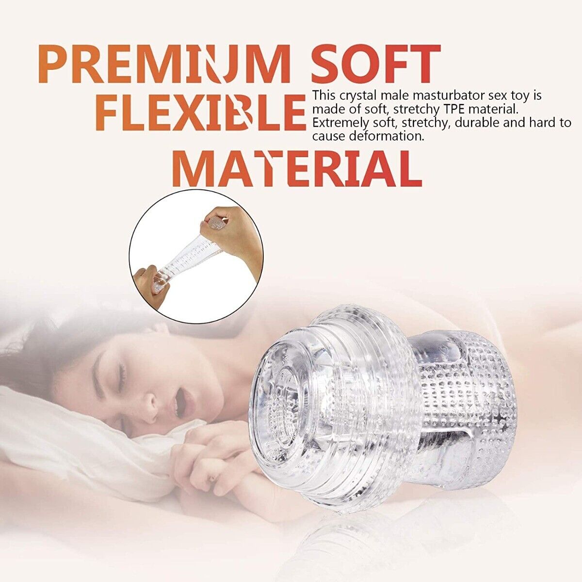 Male Masturbator Sleeve Cup Blowjob Vagina Pussy Stroker Sex Toys for Men