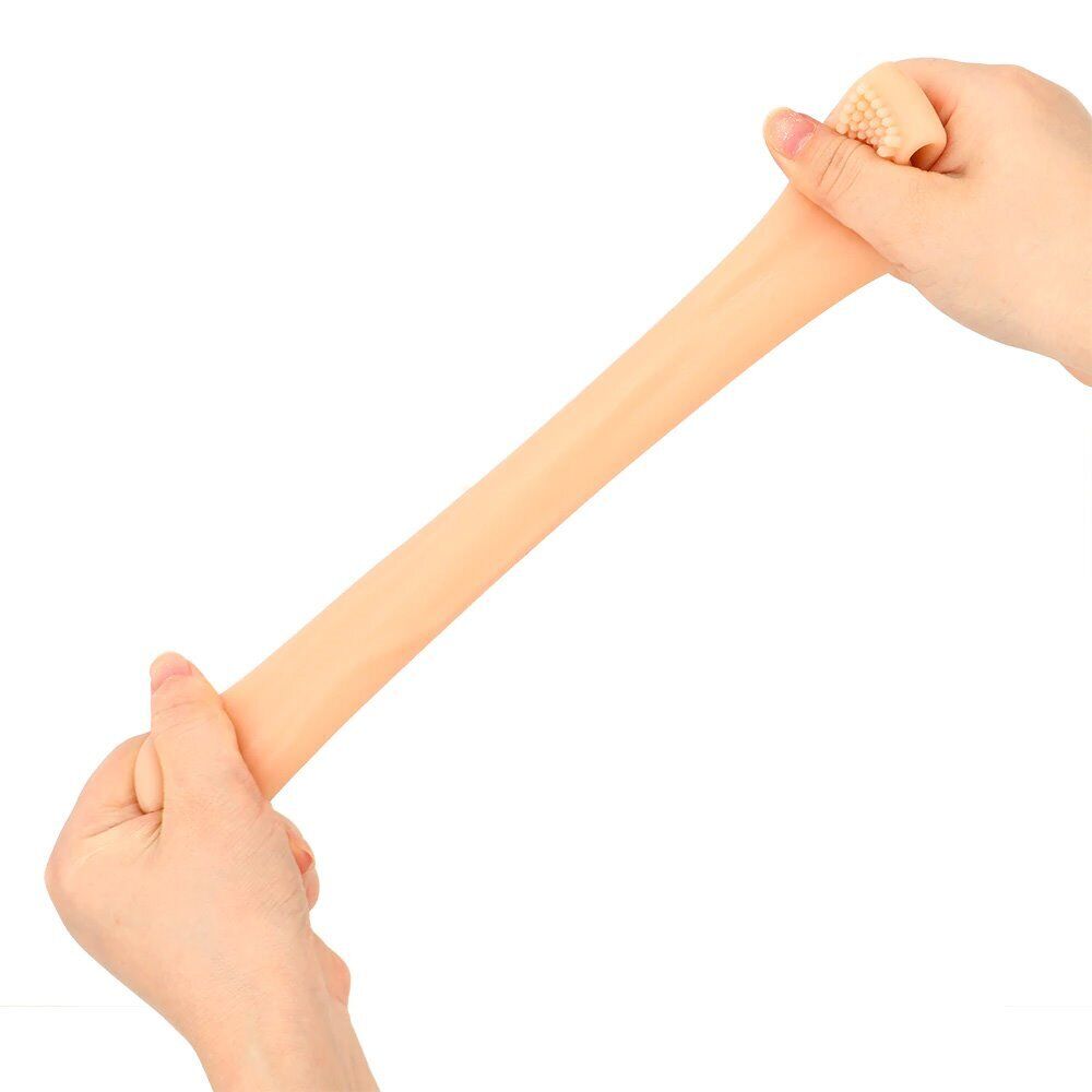 Realistic Vibrating Penis Extension Girth Enhancer Sleeve Cock and Ball Ring