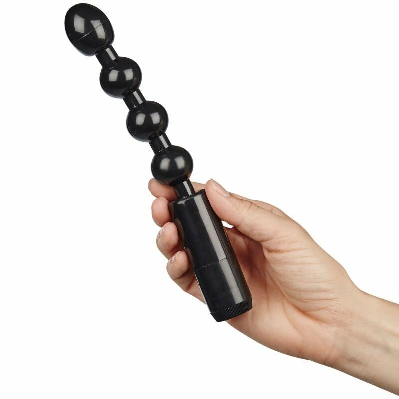 Anal Fantasy Vibrating Power Anal Beads Butt Plug Vibe Vibrator Beginner Sex Toy