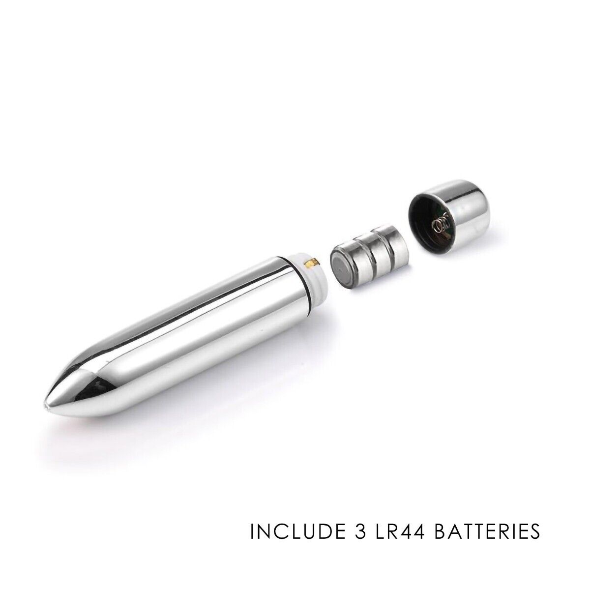 7 Multi-speed Mini Silver Vibrating Bullet Vibrator Beginner Sex Toys for Women