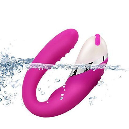 Rechargeable Wearable Couple Lover Clit G-spot Vibrator Vibe Dildo Sex Toys