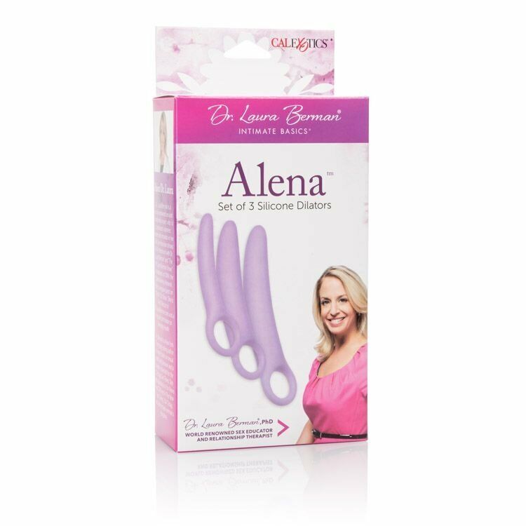 Dr Laura Berman Alena Set of 3 Silicone Dilators Pelvic Muscles Kegel Exerciser