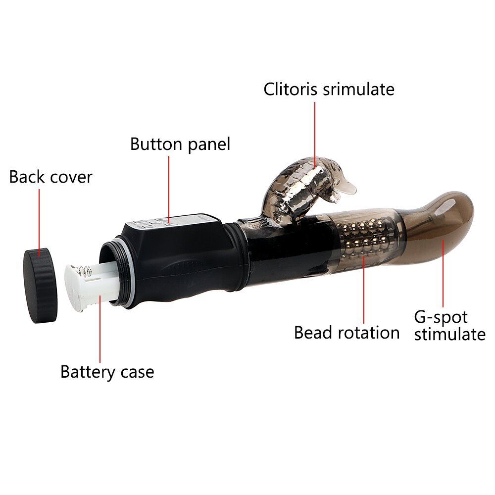 Jelly Clitoral G-spot Rabbit Vibrator Dildo Beginner Sex-toys for Women Couples