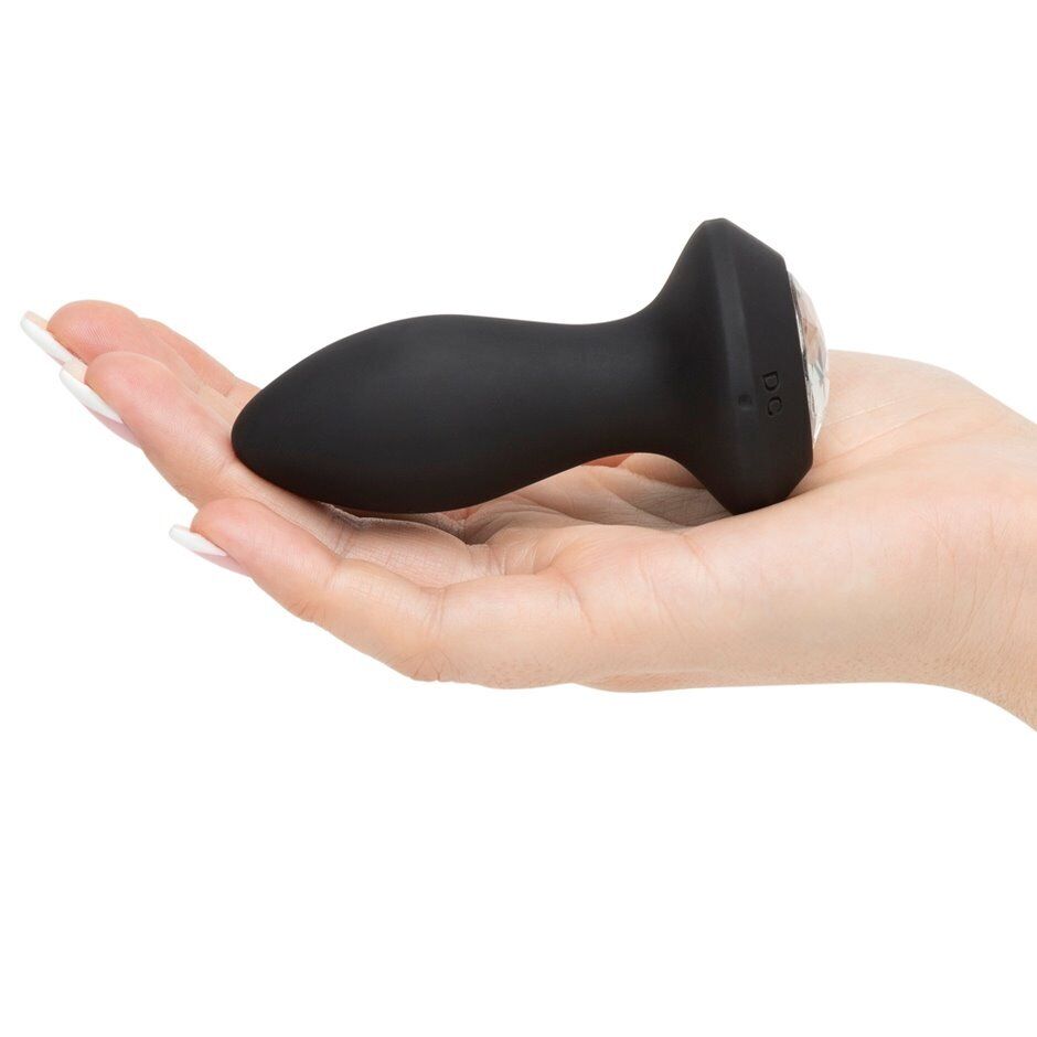 Power Gem Vibrating Crystal Probe Anal Butt Plug Vibrator Anal Sex Toys