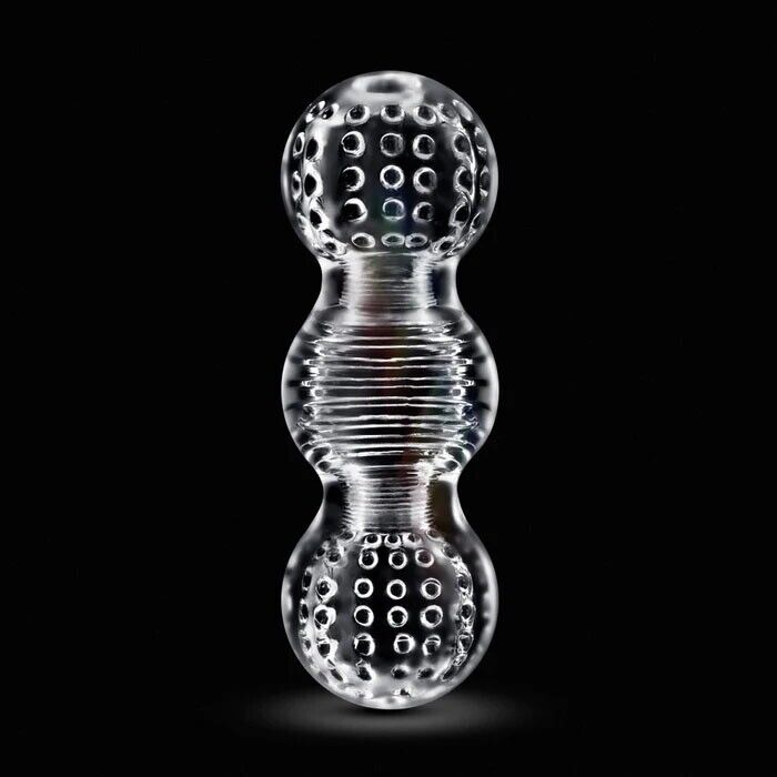 Clear Soft Feel Ribbed Cock Stroker Sleeve Male Masturbators Sex-toys for Men