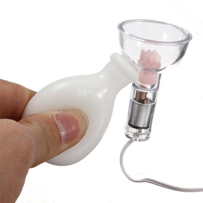 Vibrating Breast Nipple Sucker Stimulator Vibrator Massager Sex-toys for Women
