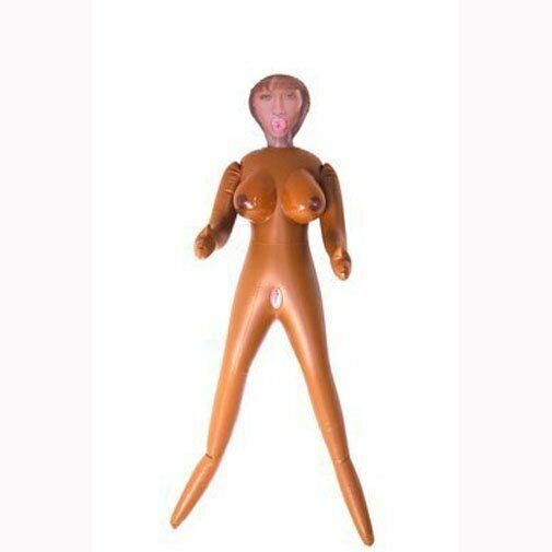 Inflatable Blow Up India Nubian Ebony Love Sex Doll Bachelor Party Gag