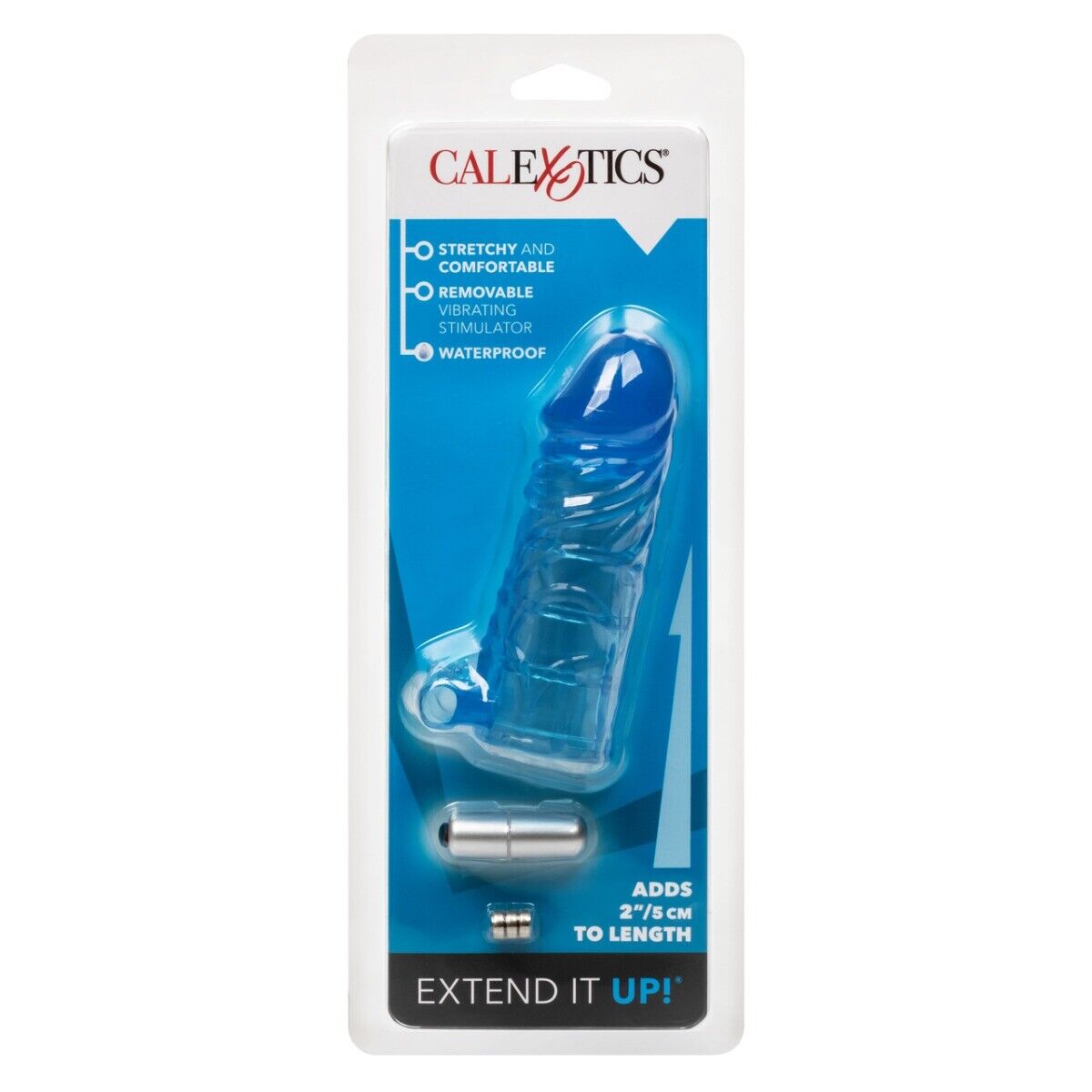 Extend it Up Vibrating Thicker Bigger Cock Penis Extension Sleeve Extender Cage