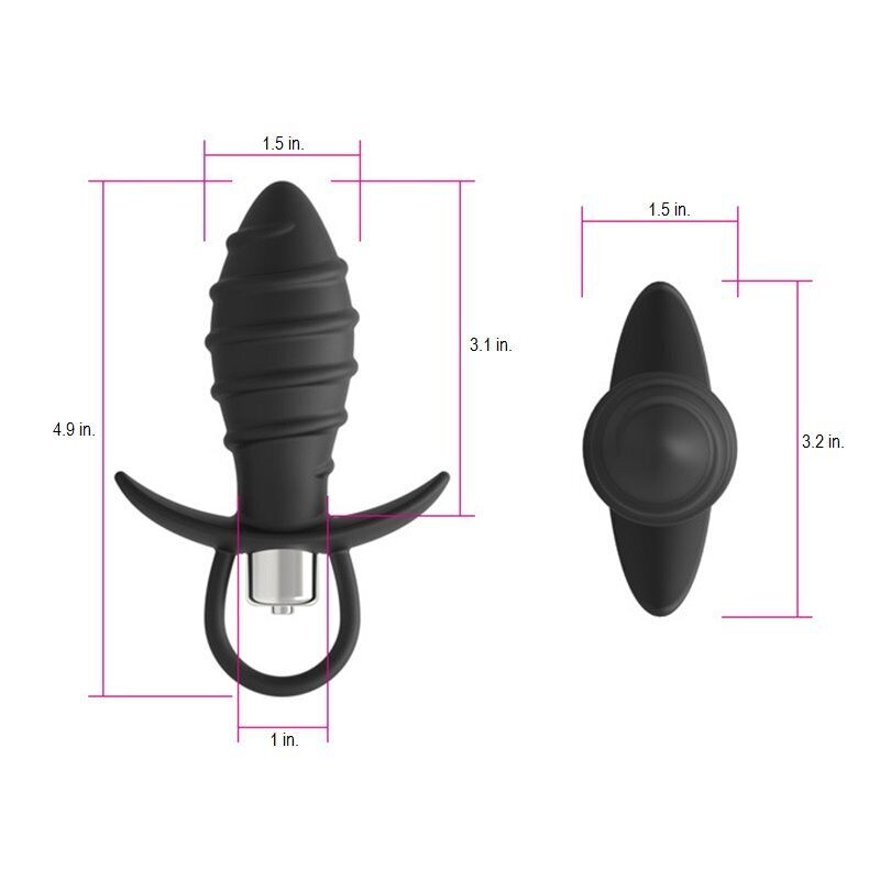 Cordless Wireless 10 Speed Silicone Anal Vibe Vibrator Butt Plug Anal Sex Toys