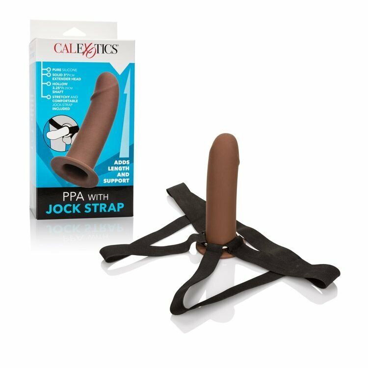 Silicone Hollow Penis Extension Extender Strap-on PPA ED Solution for Men