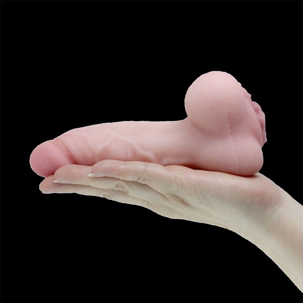 Realistic Vagina Pussy Male Masturbator Stroker Penis Extension Sleeve Sex Toys