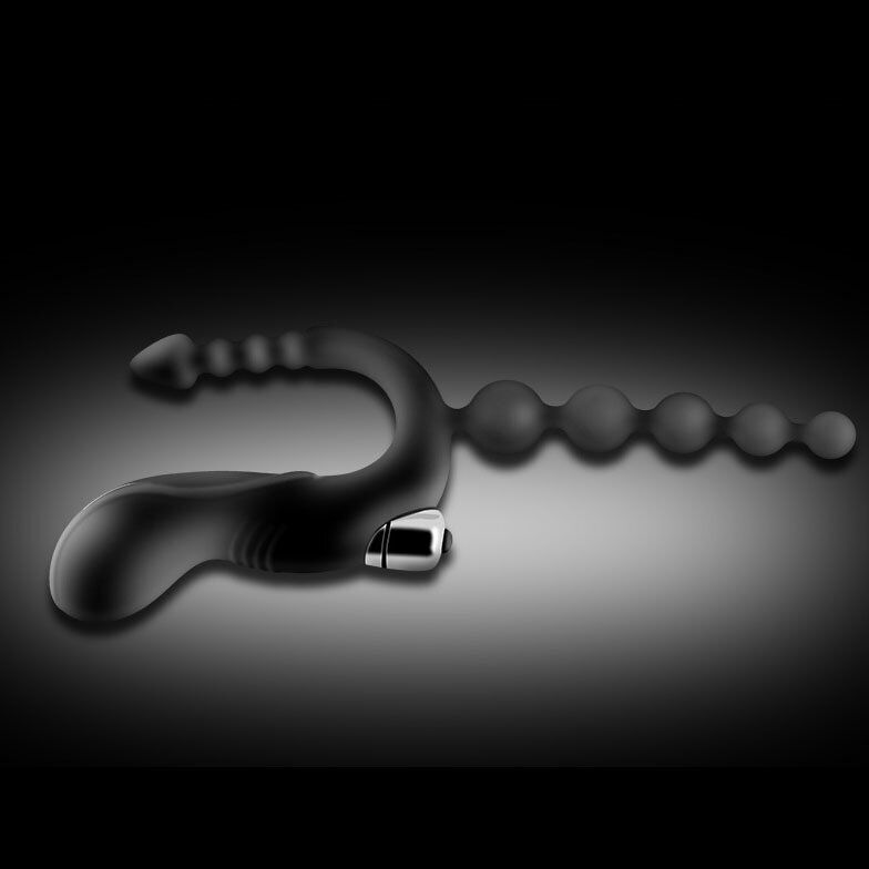 Silicone Vibrating Clit G-spot Anal P-spot Prostate Massager Vibrator Butt Plug