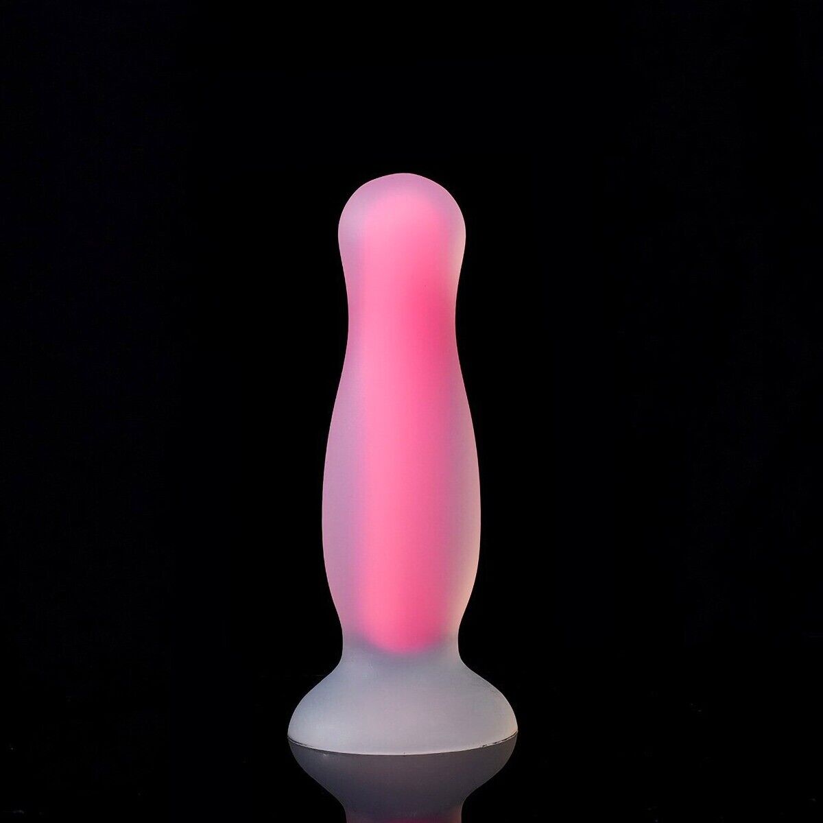 Glow-in-the-Dark Silicone Anal Trainer Butt Plug Dildo Combo Anal Sex Toys
