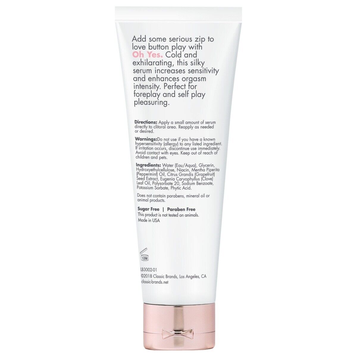 CG Oh My Clitoral Stimulant Cooling 1 oz Libido Enhancer for Women