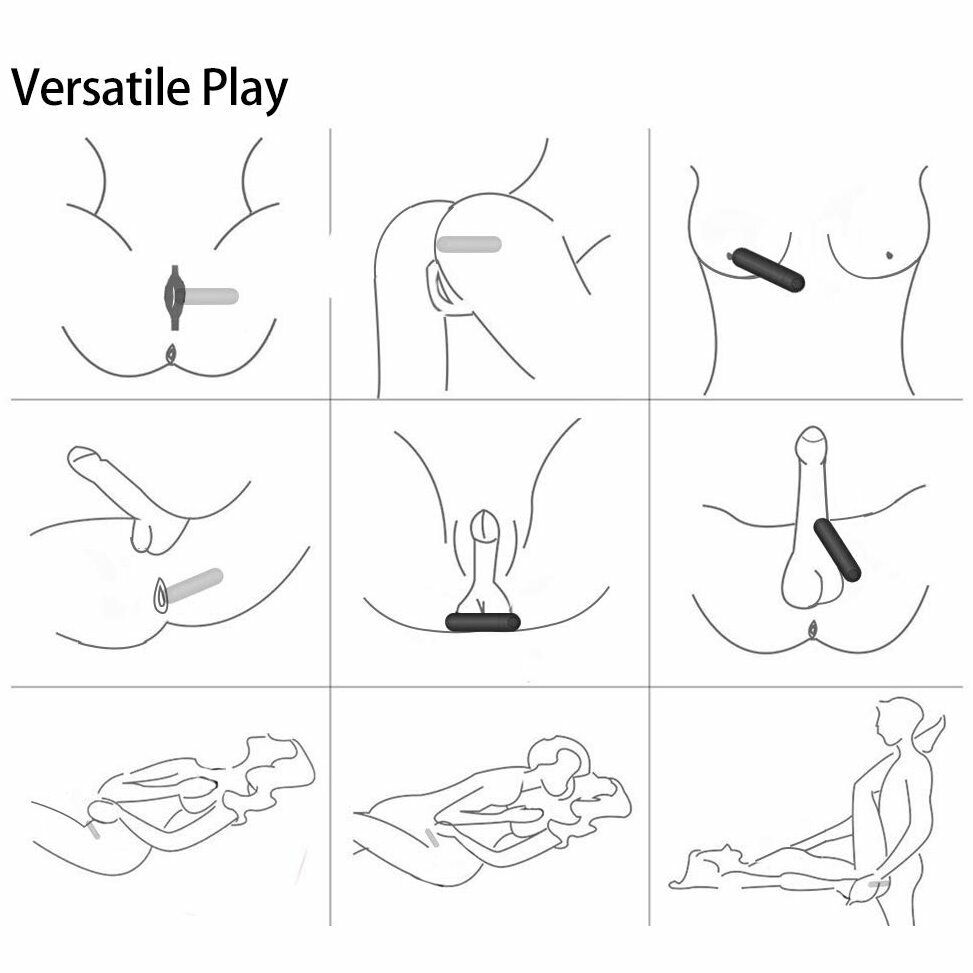 Extra Long Slim Clit Anal G-spot Vibrator Stimulator Sex-toys for Women